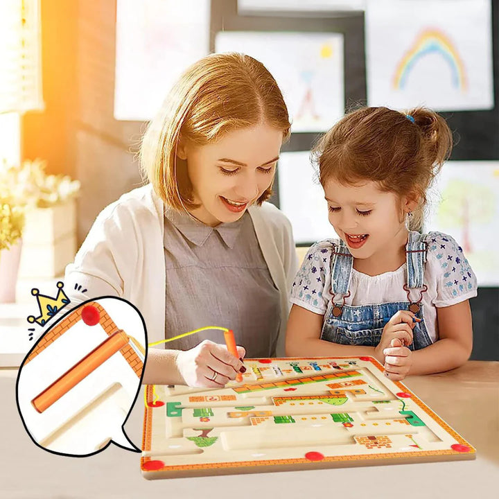 Magnetisches Labyrinth-Brettspiel