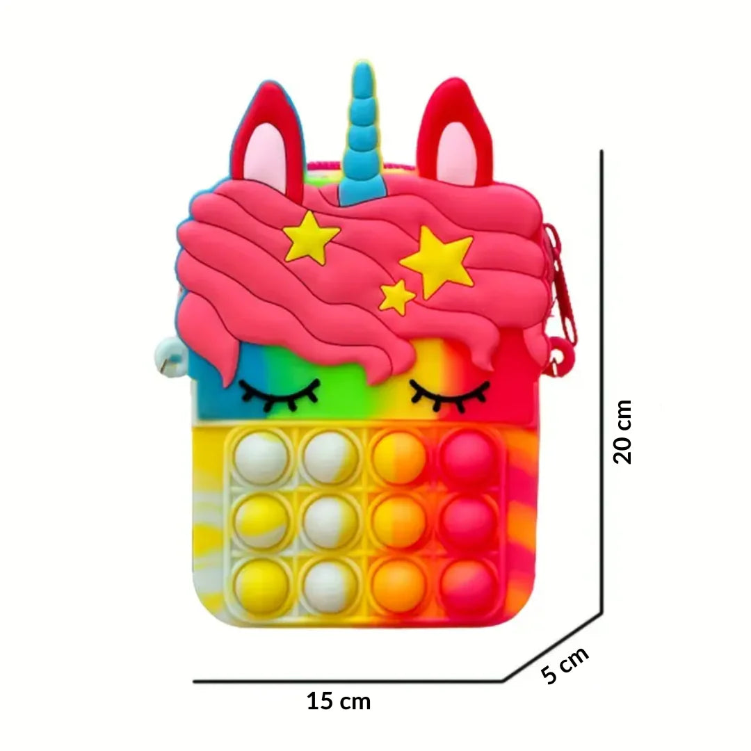 Unicorn Pop-it Tasche
