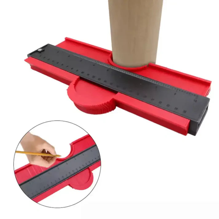 Konturenlehre mit Arretierung | Präzise Formübertragung für Boden & Rohrarbeiten