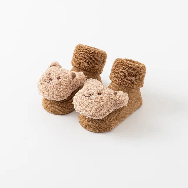 Süße Baby Bär Socken | Warme rutschfeste Cartoon-Socken (1+1 Gratis)