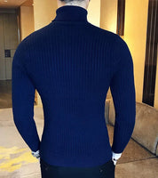 Damien Pullover | Klassischer Herren Strickpullover mit Zopfmuster