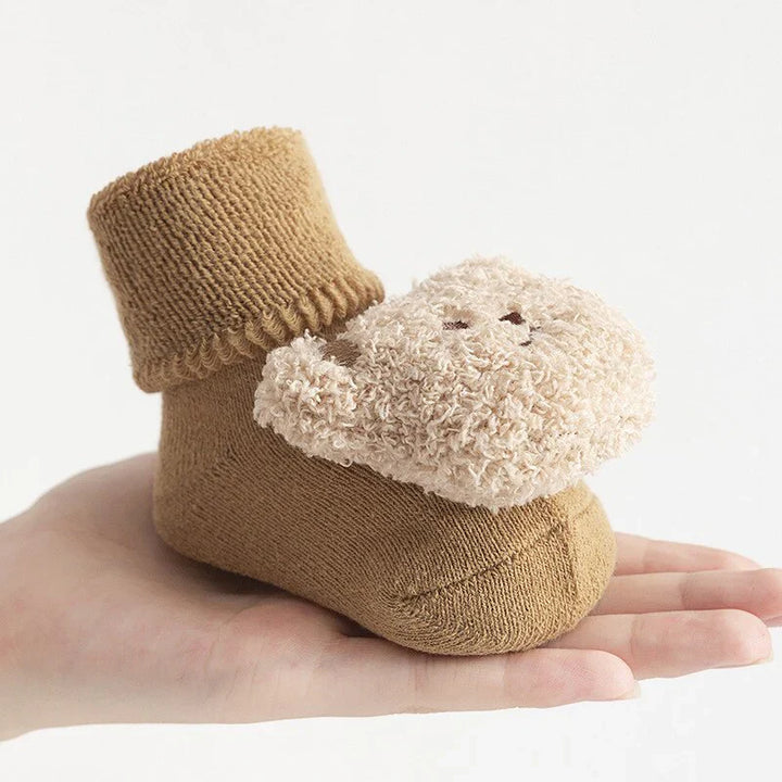 Süße Baby Bär Socken | Warme rutschfeste Cartoon-Socken (1+1 Gratis)