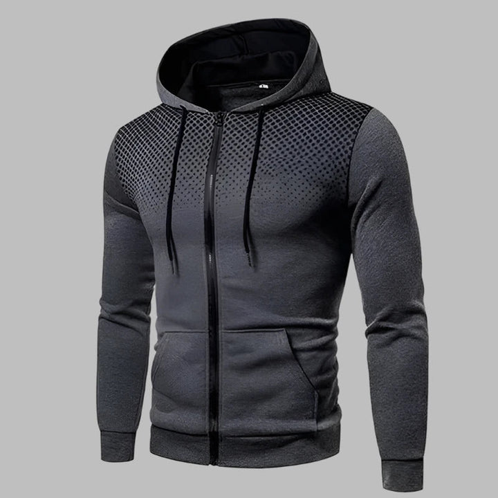 Luciano Active Hoodie | Sportlicher Herren Hoodie mit Reißverschluss für das Training