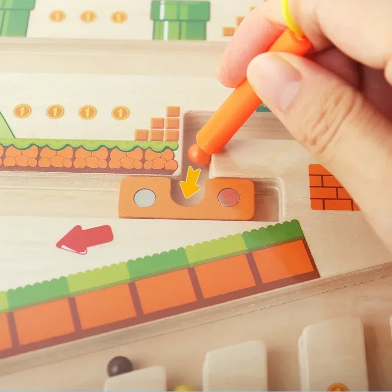 Magnetisches Labyrinth-Brettspiel