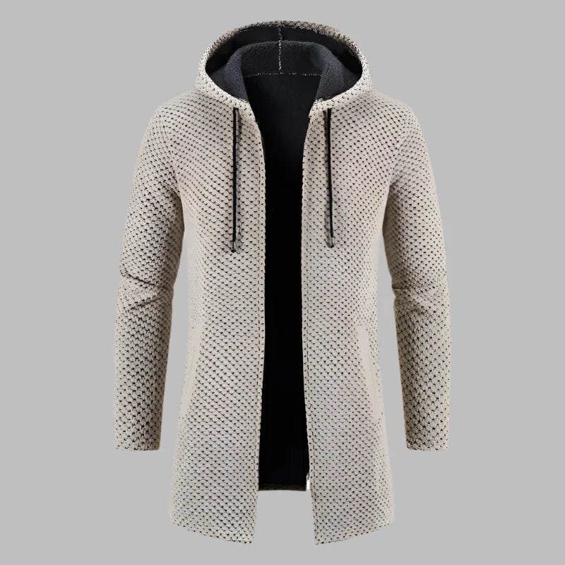 Xavier Long Hoodie | Herren-Hoodie mit langer Passform und Reißverschluss