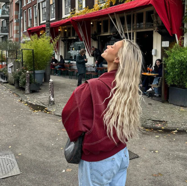 Helga Jacke | Stilvolle Lederjacke mit Umlegekragen und Reißverschluss-Design