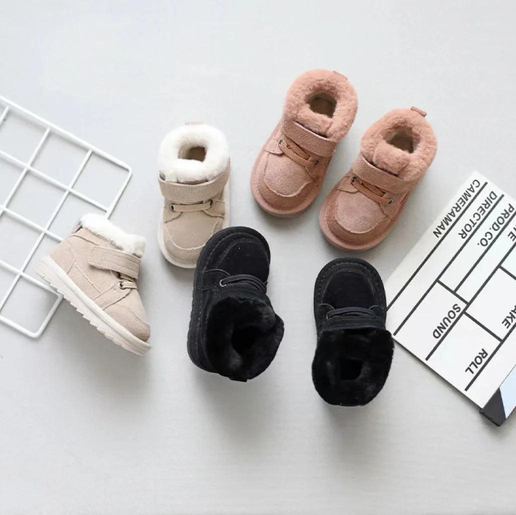Baby Schneestiefel | Warm gefütterte Winter-Kinderschuhe mit Fleece