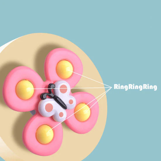 Saugnapf-Spinner-Spielzeug | Set aus 3 Stück