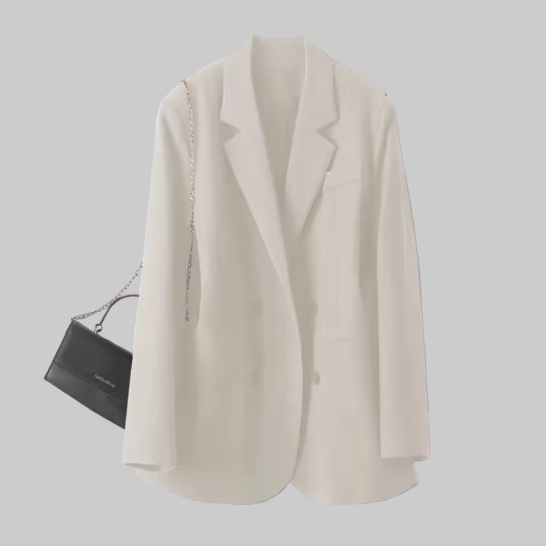Blazer für den Herbst - Lange Oversized Blazer mit Taschen für Damen