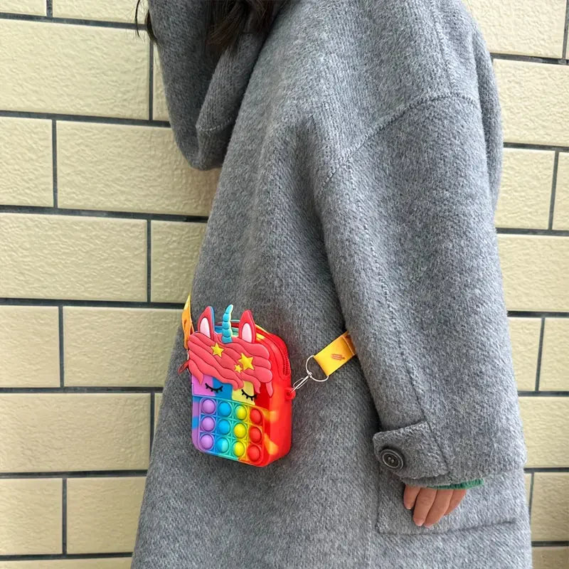 Unicorn Pop-it Tasche