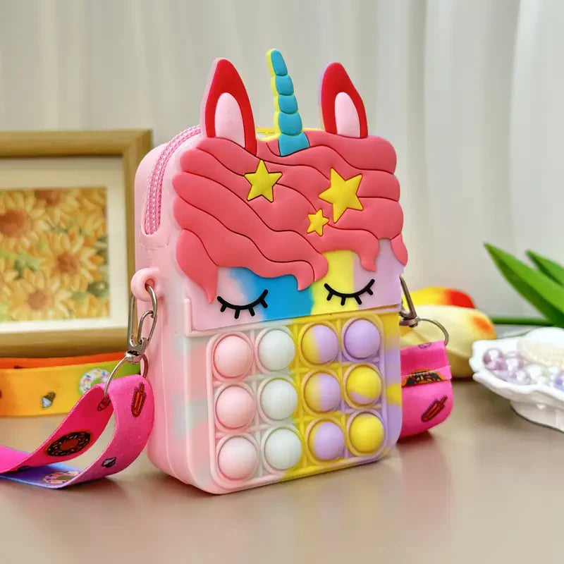 Unicorn Pop-it Tasche
