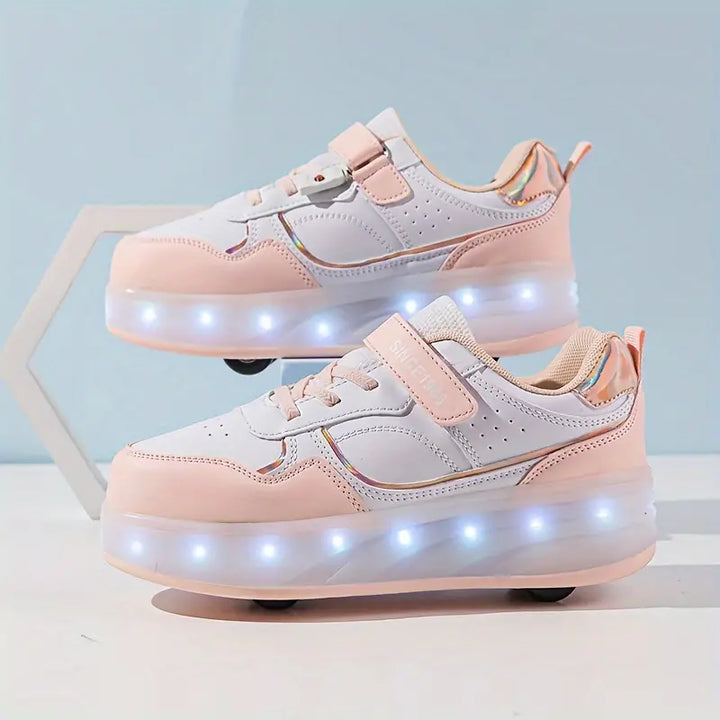 Wielskate Rollschuhe | Beliebte Sneakers mit Rollen und LED-Lichtern