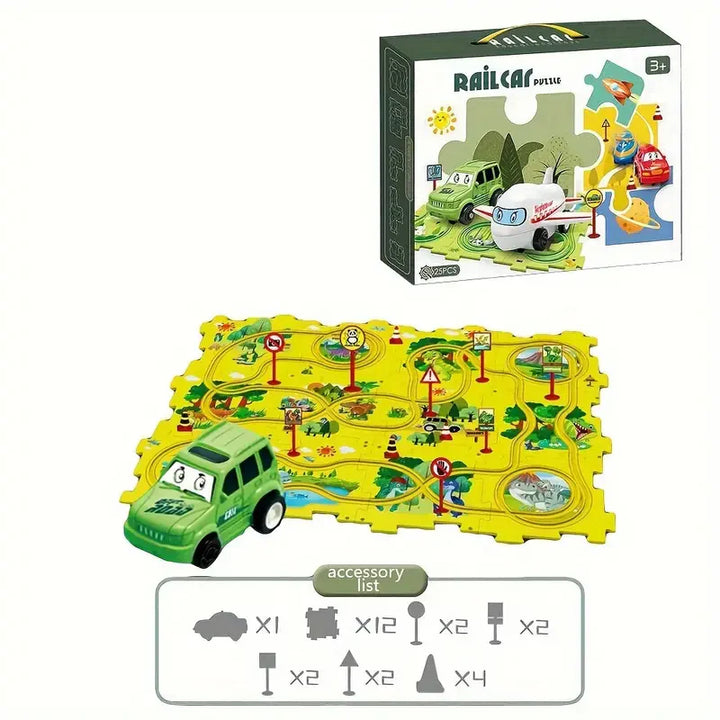 Rennpuzzlematte | 1+1 Gratis