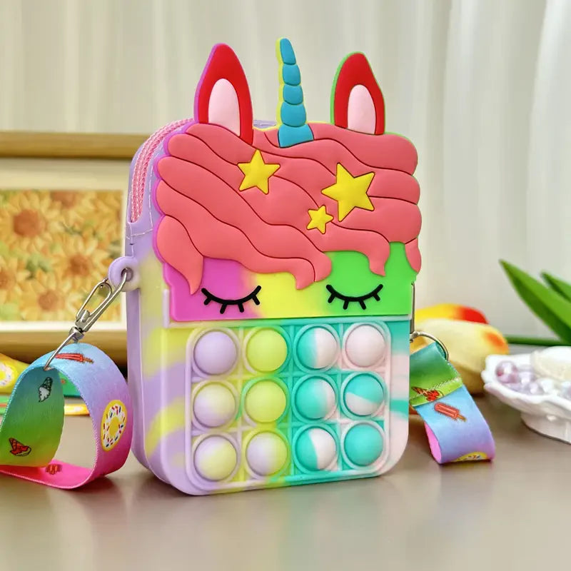 Unicorn Pop-it Tasche