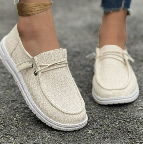 Noah Loafers | Herren Bequeme Slip-On Canvas Schuhe mit Atmungsaktiver Sohle Modern
