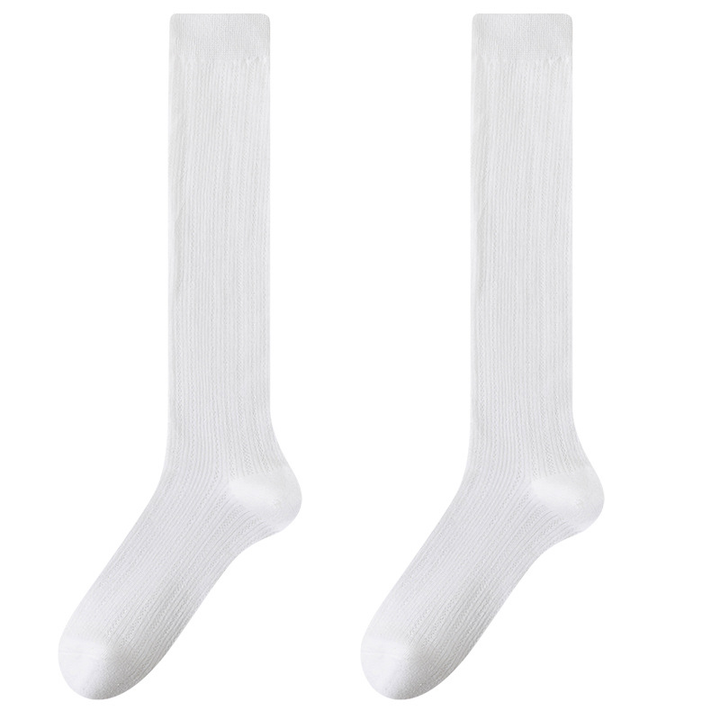 Damen Oktoberfest Socken | Feminine Trachten-Strümpfe mit Lochmuster aus mercerisierter Baumwolle