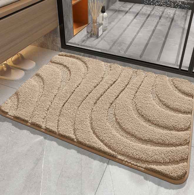 Cloud Luxe Beflockungsmatte | Premium Badteppich mit wolkenweicher Oberfläche