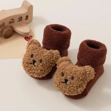 Unisex Sokjes | Verspielte Sokjes in Beige für Jungen und Mädchen