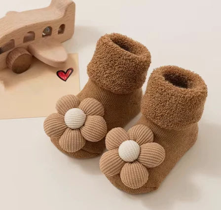 Unisex Sokjes | Verspielte Sokjes in Beige für Jungen und Mädchen