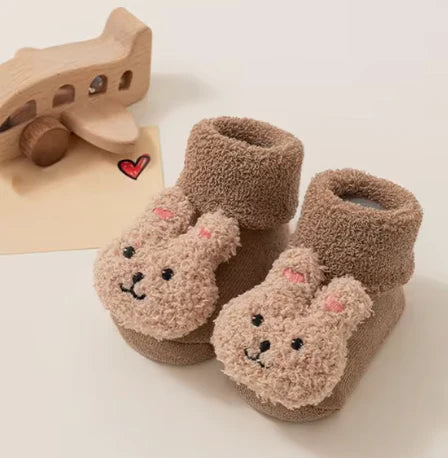 Unisex Sokjes | Verspielte Sokjes in Beige für Jungen und Mädchen